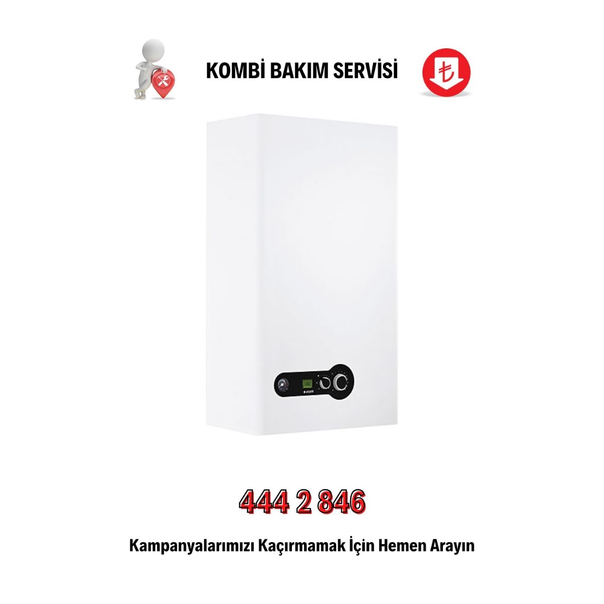 Kombi Bakım Servisi-Yuvam Teknik-444 2 846